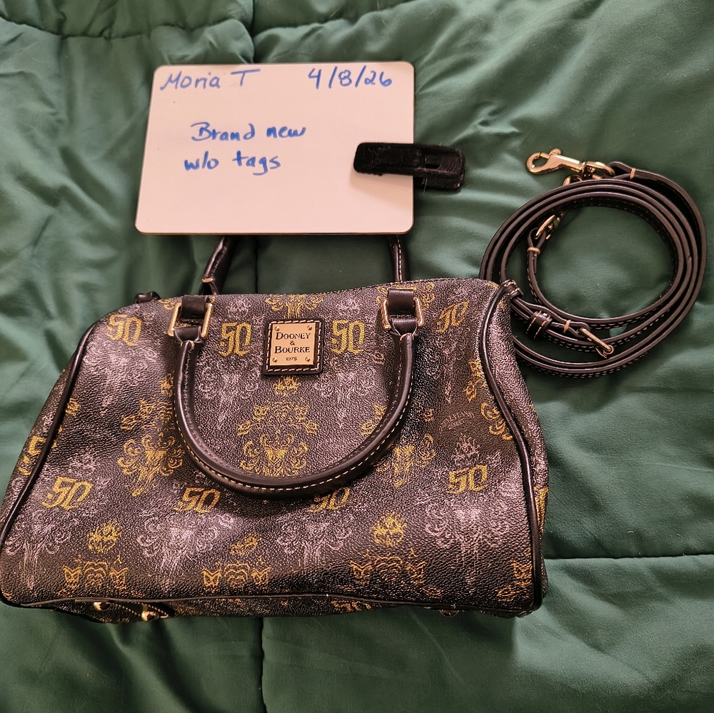 2019 Dooney & Bourke Haunted Mansion 50th Anniversary Passholder Satchel Disney